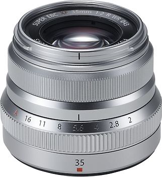 Fujifilm Fujinon XF 35 mm F2.0 R WR 43 mm Objectif (adapté à Fujifilm XF) argent