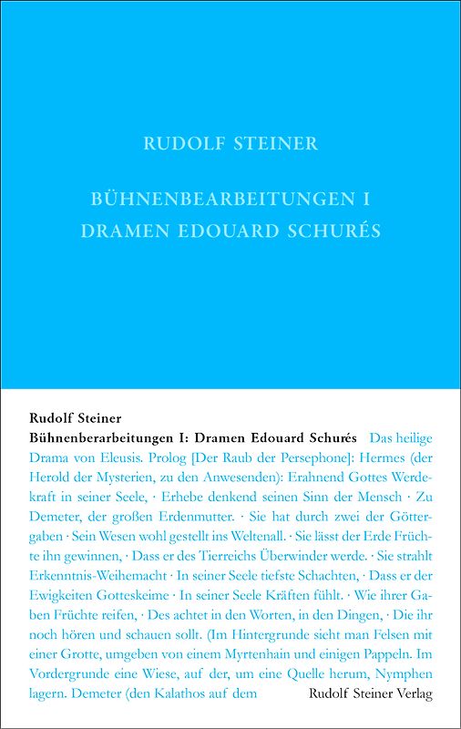 Bühnenbearbeitungen I