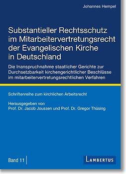 Substantieller Rechtsschutz im Mitarbeitervertretungsrecht der Evangelischen Kirche in Deutschland