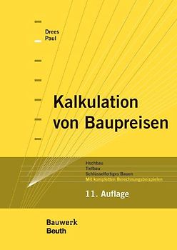 Kalkulation von Baupreisen