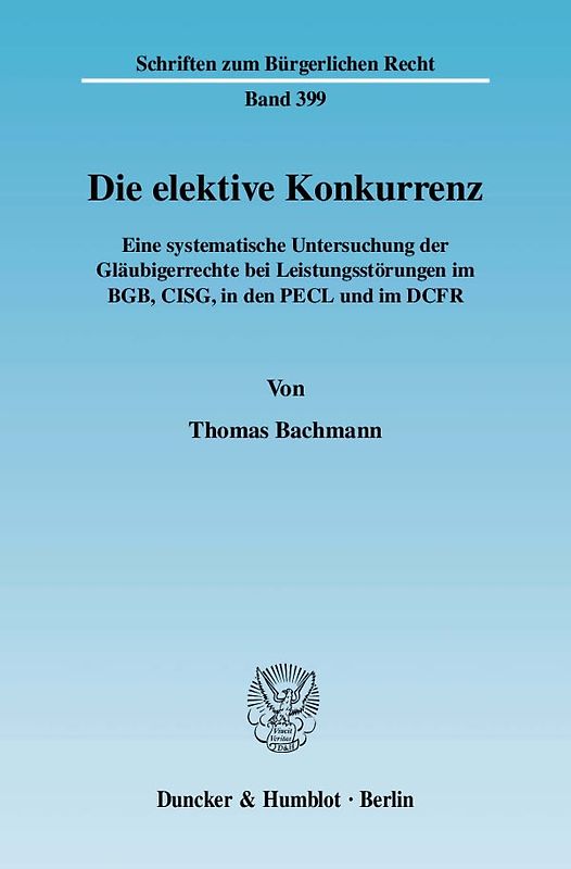 Die elektive Konkurrenz.