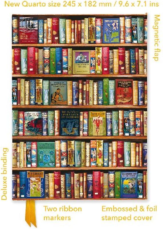 Bodleian Libraries: Hobbies & Pastimes Bookshelves (Foiled Quarto Journal)