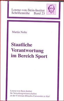 Staatliche Verantwortung im Bereich Sport