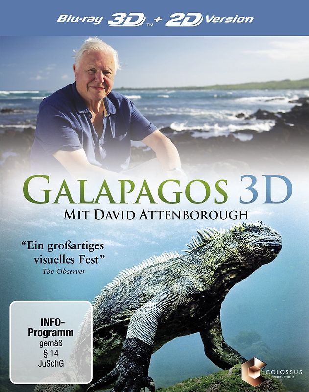 Galapagos mit David Attenborough [inkl. 2D Version] Blu-ray Disc
