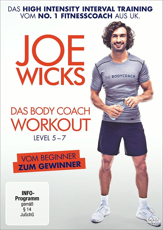 Joe Wicks - Das Body Coach Workout, Level 5-7 DVD