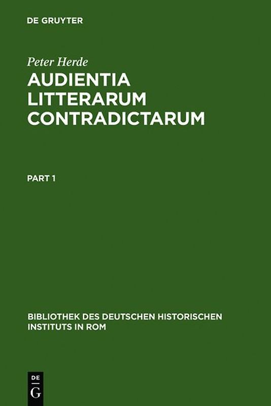 Audientia litterarum contradictarum