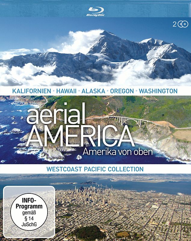 Aerial America - Amerika von oben: Westcoast Pacific Collection [Blu-ray] Blu-ray Disc
