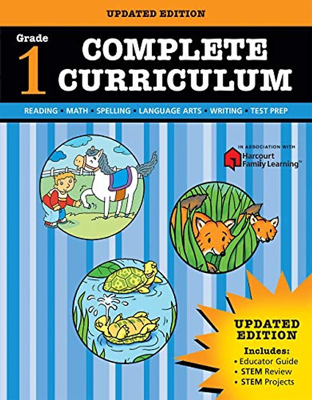 Complete Curriculum, Grade 1 (Flash Kids Harcourt Family Learning)