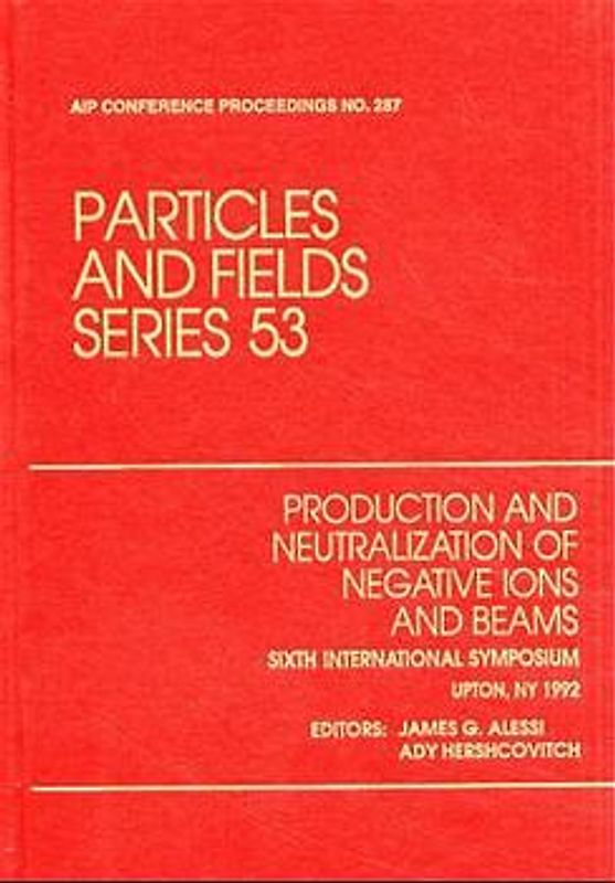 Production and Neutralization of Negative Ions and Beams