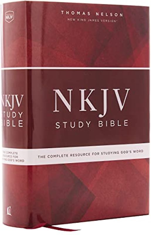 NKJV Study Bible, Hardcover, Red Letter Edition, Comfort Print