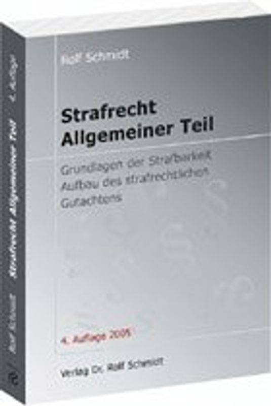 Strafrecht.  Allgemeiner Teil