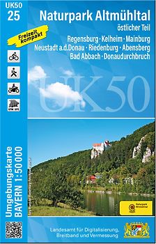 UK50-25 Naturpark Altmühltal, östlicher Teil