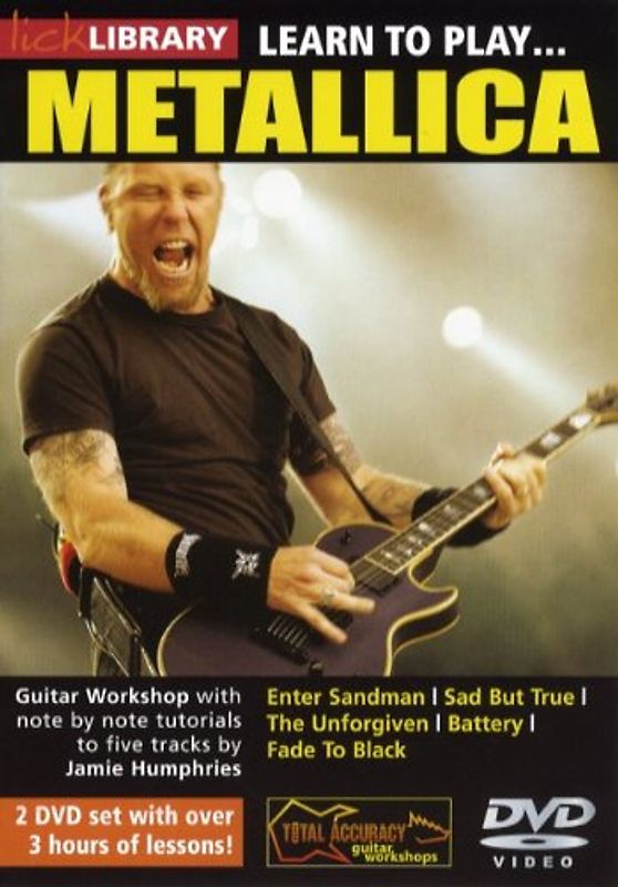 Learn to Play - Lick Library - Learn to Play: Metallica DVD