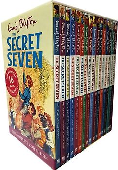 Secret Seven Complete Library Enid Blyton Collection 16 Books Bundle (The Secret Seven, Secret Seven Adventure, Secret Seven on the Trial, Secret Seven win Through, Secret Seven Mystery)