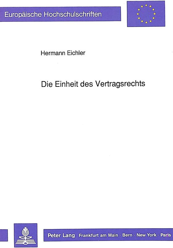 Die Einheit des Vertragsrechts