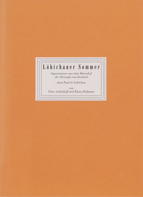 Impressionen aus dem Musenhof der Herzogin von Kurland