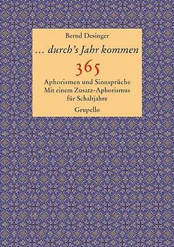 ... durch's Jahr kommen