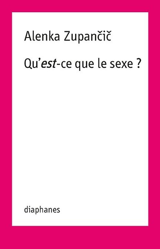 Qu’est-ce que le sexe ?