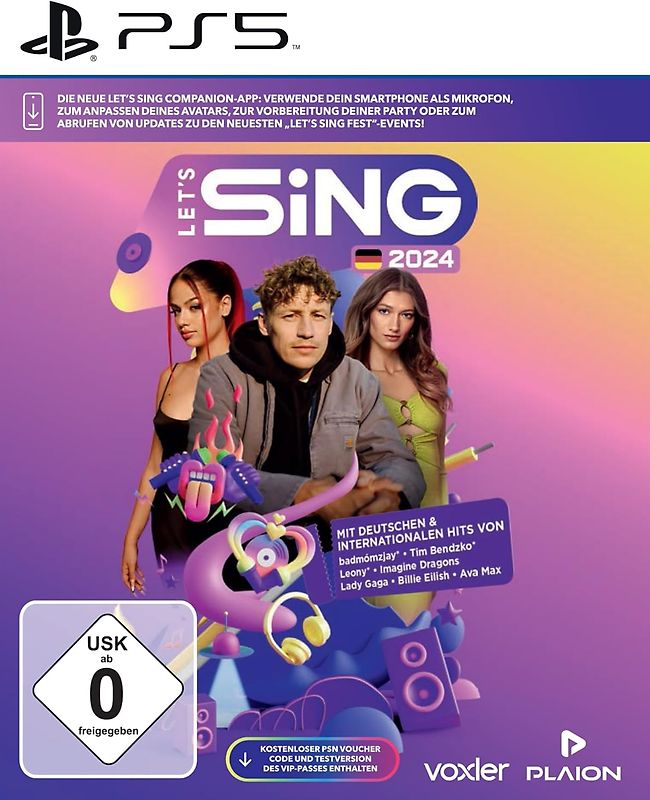 Let's Sing 2024 German Version PlayStation 5