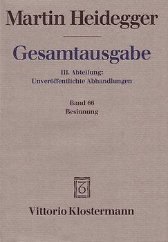Besinnung (1938/39). Im Anhang: Mein bisheriger Weg