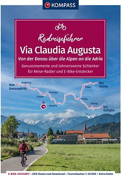 KOMPASS Radreiseführer Via Claudia Augusta