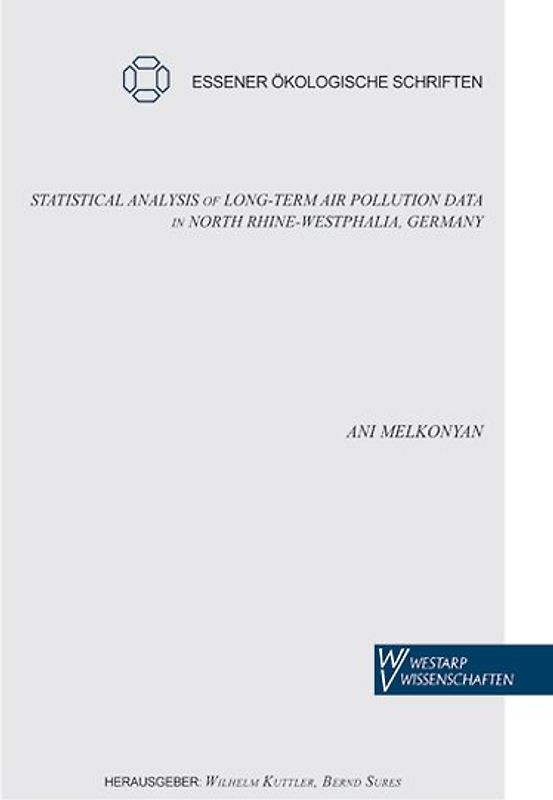 Statistical Analysis of Long-Term Air Pollution Data in North Rhine-Westphalia, Germany
