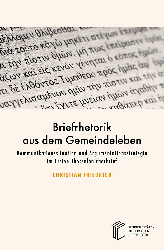 Briefrhetorik aus dem Gemeindeleben