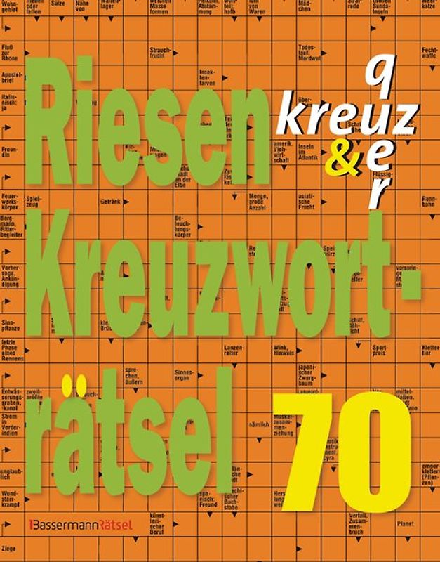 Riesen-Kreuzworträtsel 70 (5 Exemplare à 2,99 €)