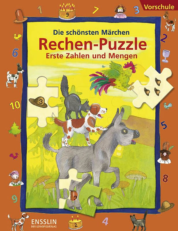 Die schönsten Märchen - Rechen-Puzzle Erste Zahlen und Mengen