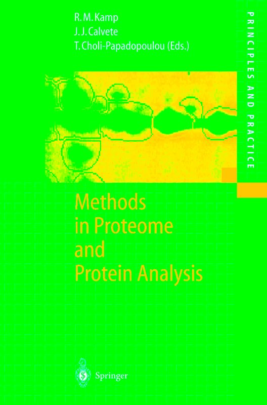 Methods in Proteome and Protein Analysis
