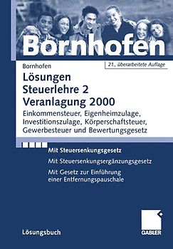 Lösungen Steuerlehre 2 Veranlagung 2000