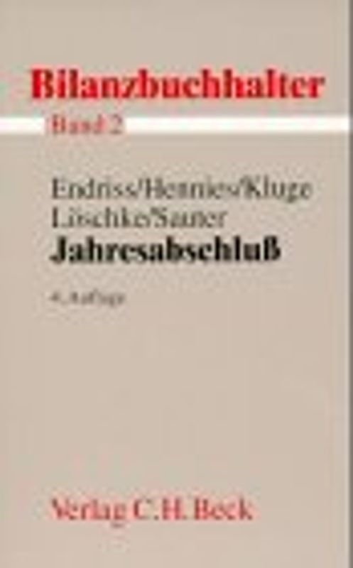 Bilanzbuchhalter / Jahresabschluss