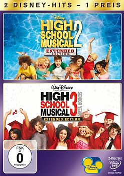 2 Disney-Hits: High School Musical 2+3 [Extended Edition, 2 DVDs] DVD