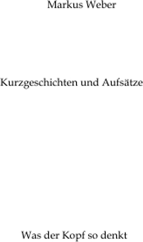 Kurzgeschichten und Aufsätze