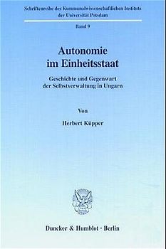 Autonomie im Einheitsstaat.