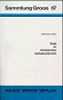 Texte im chinesischen Aufsatzunterricht