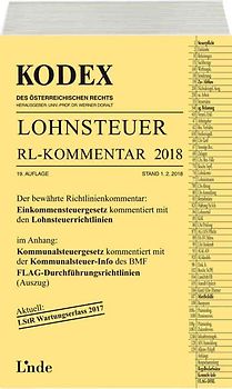 KODEX Lohnsteuer Richtlinien-Kommentar 2018