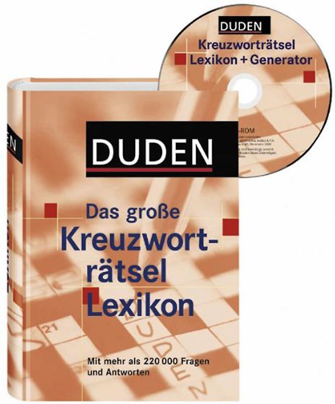 Duden - Das große Kreuzworträtsel Lexikon mit CD-ROM
