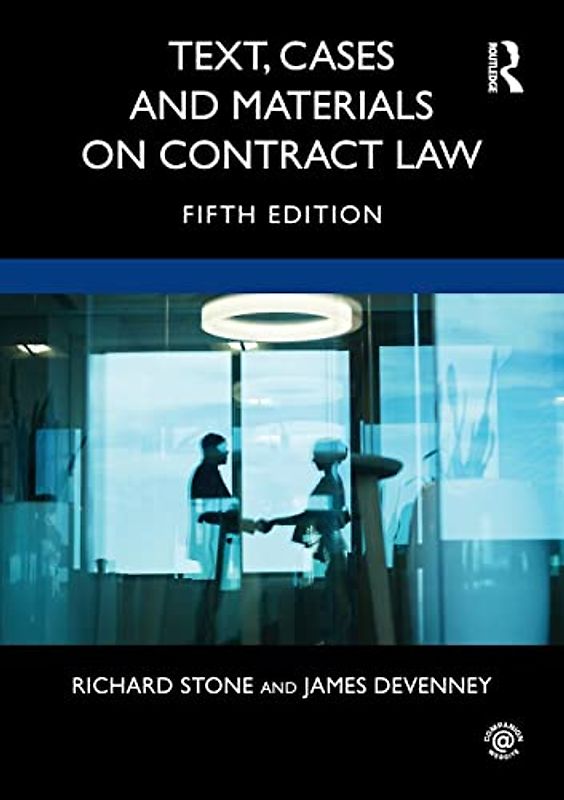 Text, Cases and Materials on Contract Law (2)