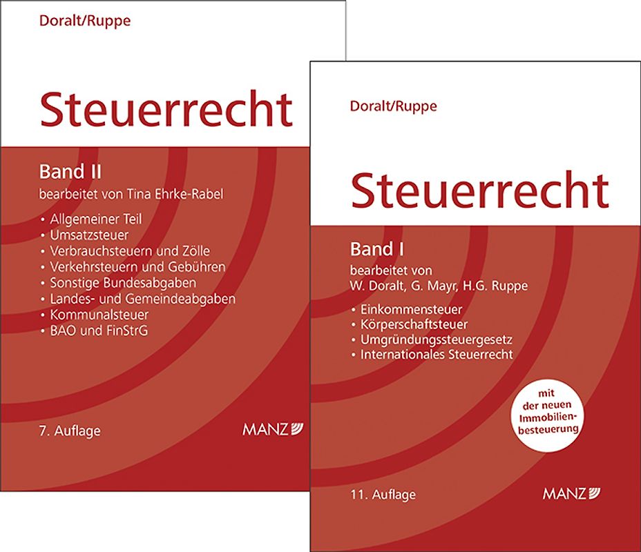 Paket Steuerrecht Band I 11. Aufl. + Band II 7. Aufl.