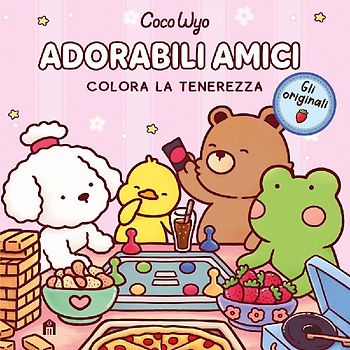 Adorabili amici. Libro da colorare per tutte le età. Gli originali Coco Wyo