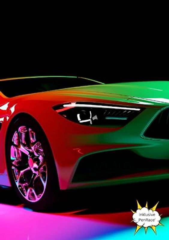 Auto Hausaufgabenheft für alle die Rennwagen, Sportwagen und Autorennen mögen: A5 : komplettes Schuljahr : inklusive PenRace©, dem spannenden Rennspiel für die große Pause