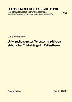 Untersuchungen zur Verbrauchsreduktion elektrischer Triebstränge im Teillastbereich