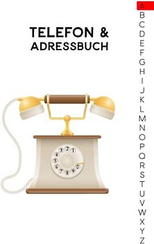 Telefon & Adressbuch: Kontaktdaten: Adresse, Telefon, Handy, E-Mail, Geburtstage und A-Z Register