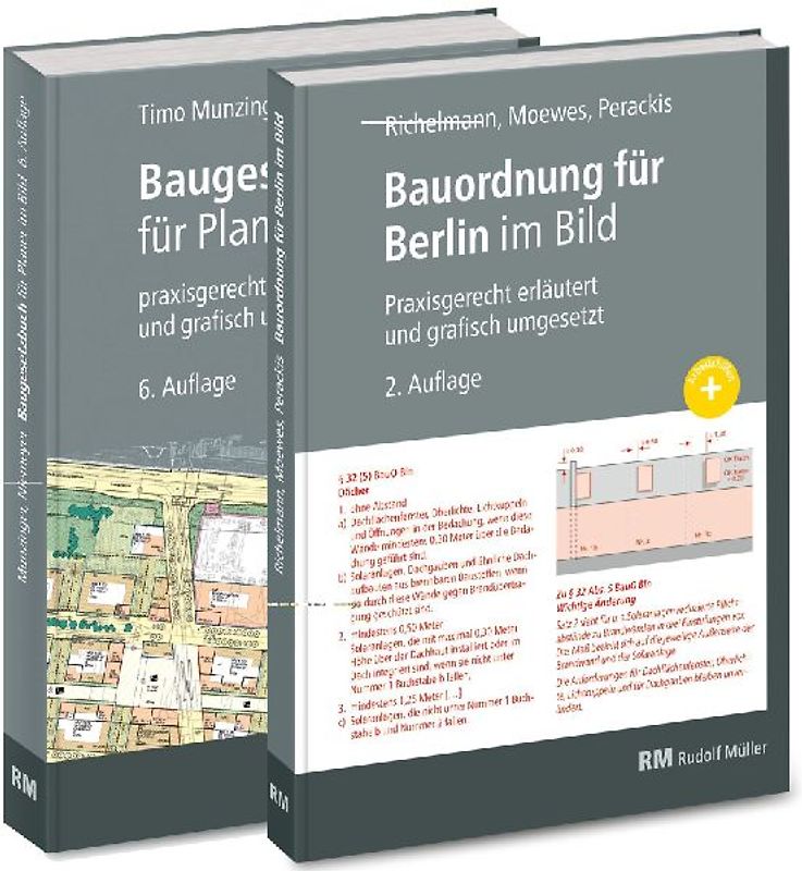 Buchpaket: Baugesetzbuch für Planer im Bild & Bauordnung Berlin im Bild