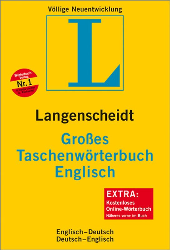 Langenscheidt Großes Taschenwörterbuch Englisch