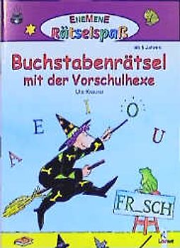 EneMenE-Buchstabenrätsel mit der Vorschulhexe. Ab 5 Jahren