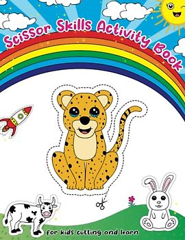 scissor skills activity book for kids cutting and learn: cutting and pasting activity|cut and glue activities for preschoolers