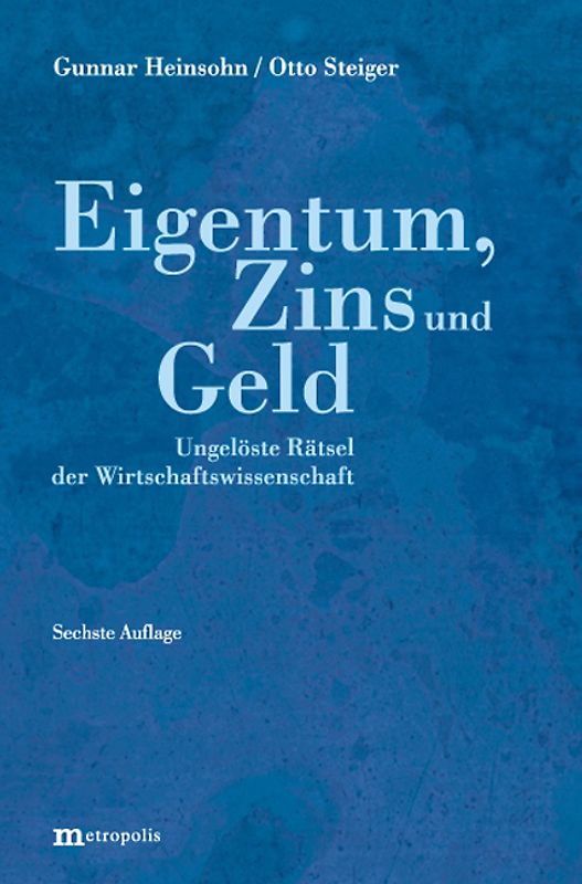 Eigentum, Zins und Geld