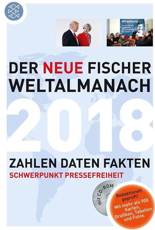 Der neue Fischer Weltalmanach 2018 mit CD-ROM